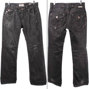gray bootcut jeans mens